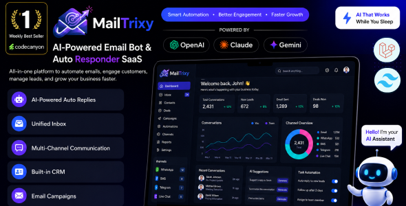 MailTrixy – AI-Powered Email Bot & Auto Responder SaaS