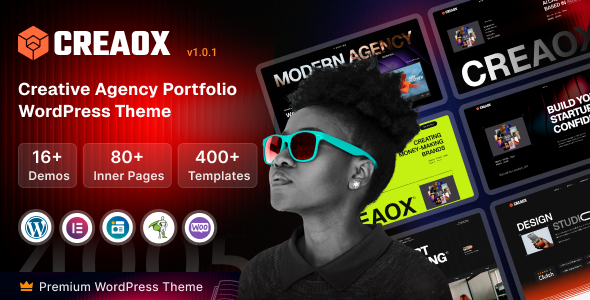 Creaox - Creative Agency Portfolio WordPress Theme