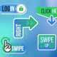 Swipe Up Tap Arrows UI Social Media Elements Interface - VideoHive Item for Sale