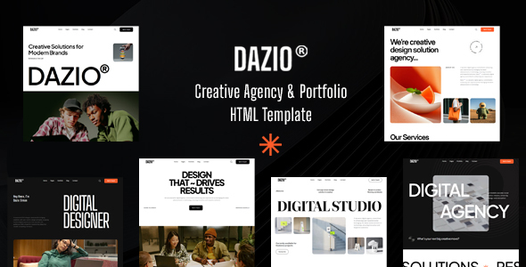 Dazio | Creative Agency & Portfolio HTML Template