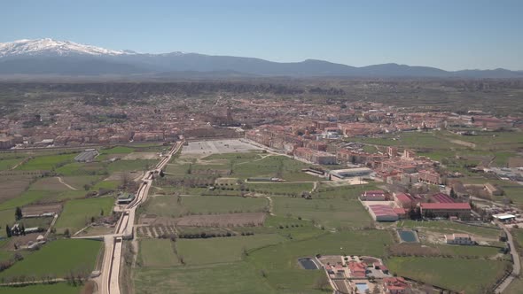 Aerial view of Guadix