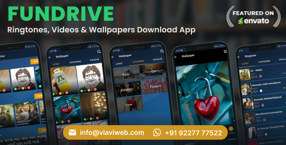 Fundrive - Ringtones, Videos & Wallpapers Download App