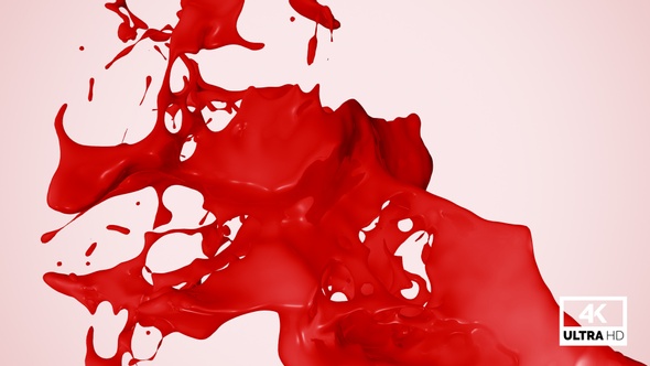 Splash Of Red Paint V3