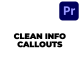 Clean Info Callouts - VideoHive Item for Sale