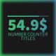 Number Counter Titles - VideoHive Item for Sale