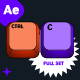 3D Keyboard Buttons Kit - Animated Shortcuts & Shortcuts Infographic - VideoHive Item for Sale