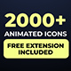 Animated Icons Pack | Free Extension for After Effects Included - VideoHive Item for Sale