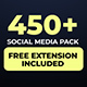 Social Media Pack | Free Extension for After Effects Included - VideoHive Item for Sale