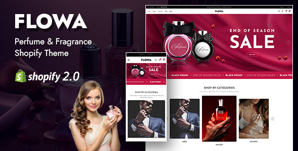 Flowa – Perfume & Fragrance Shopify Theme
