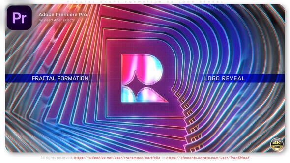 Fractal Shape Formation 3D Logo Reveal