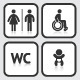 Toilet Icons - GraphicRiver Item for Sale