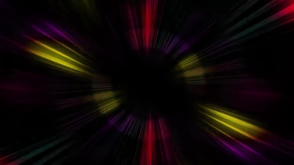 Animation of cool neon shapes  alt