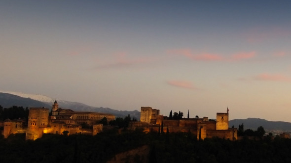 Alhambra at Sunset