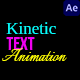 Kinetic Text Animation | Typography Titles - VideoHive Item for Sale