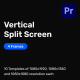Vertical Split Screen – 4 Frames for Premiere Pro - VideoHive Item for Sale
