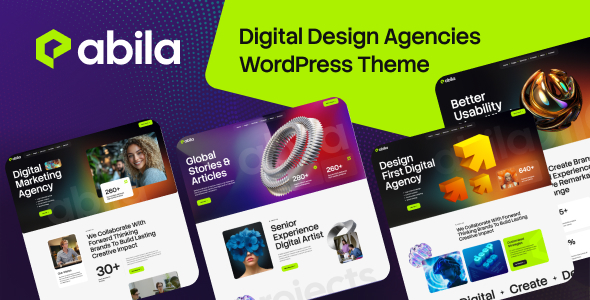 Abila – Digital Design Agencies WordPress Theme