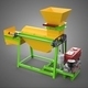 Corn Maize Peeler Thresher Sheller Husker Machine Diesel Engine - 3DOcean Item for Sale