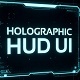 Premium Holographic HUD UI Interface