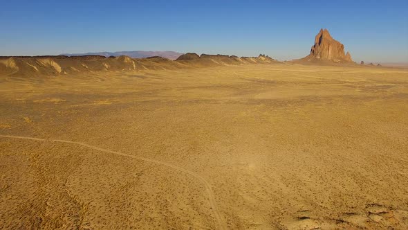 Shiprock Desert Southwest Navajo Nation Rock Formation