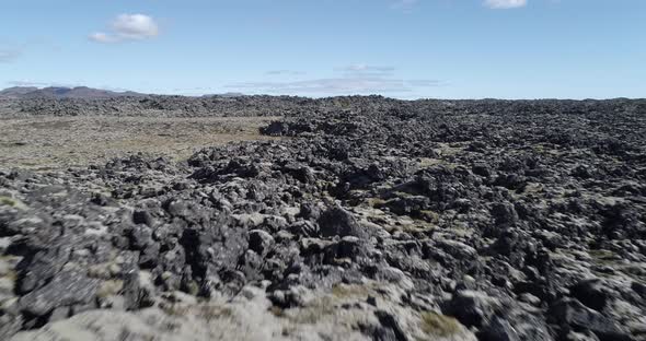 Lava Field in the Southeast Part of Iceland