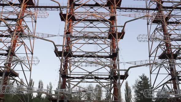 Duga Horizon Radar Systems in Chernobyl Ukraine