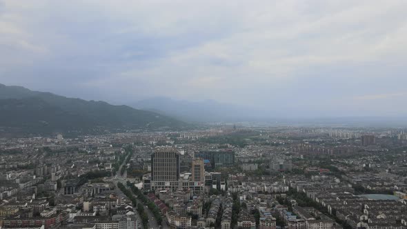 Aerial City, China Skyline