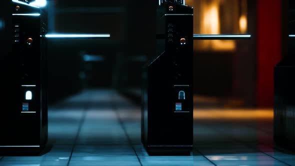 Empty Metro Station During the Coronavirus Covid19 Pandemic alt