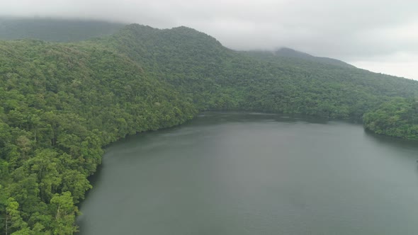 Lake in the Mountains, Bulusan. Philippines, Luzon