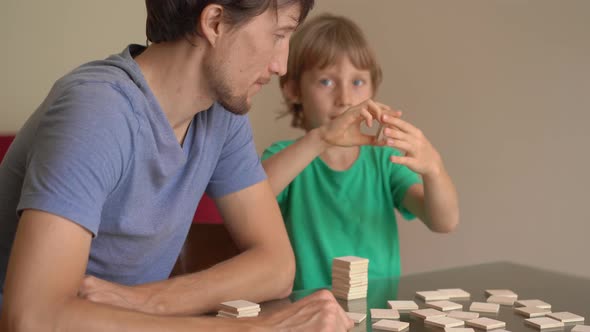 Family Play Table Games at Home During the Quarantine