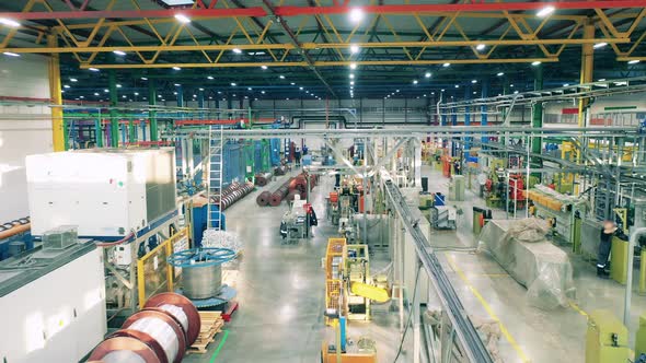 Cable Manufacturing Facility Located Indoors