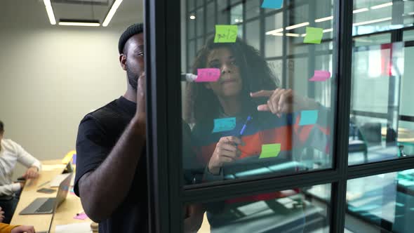 Students Using Sticky Notes in Studying Proccess