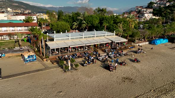 Beach Bar Aerial View