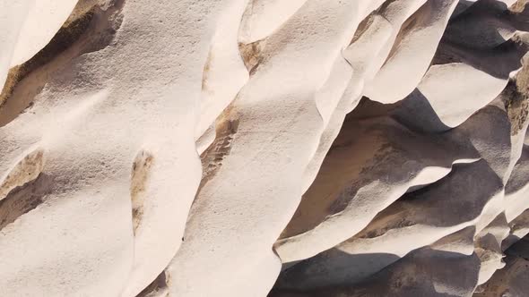 Vertical Video Cappadocia Landscape Aerial View