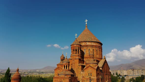 Church in Abovyan city, Saint John the Baptist Church.