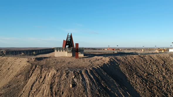 The Line of Lode which runs through the heart of Broken Hill