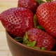 Ripe Strawberries in a Wooden Plate Panorama - VideoHive Item for Sale