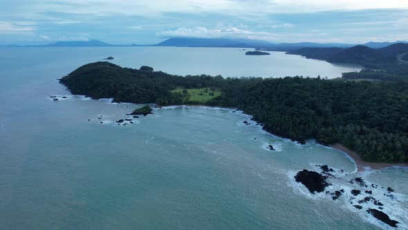 The Beaches at the most southern part of Borneo Island