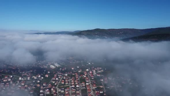 Fog Over Village