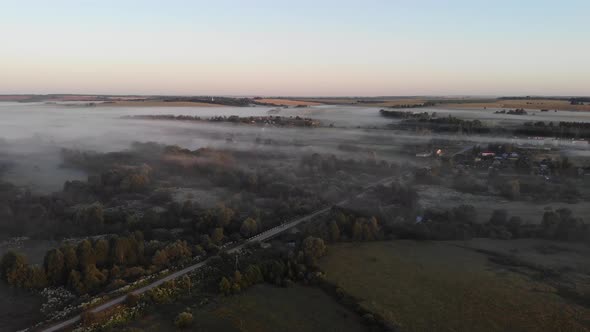 13 Morning Fogs In The Fields