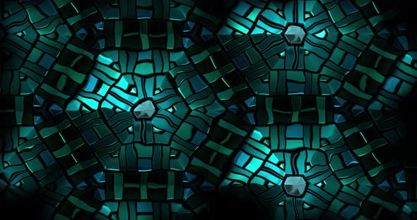 Abstract Geometric Background Animation.Abstract Kaleidescope Movie.