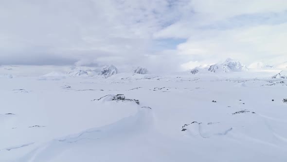 Arctic Aerial Epic Mountain Landscape Timelapse