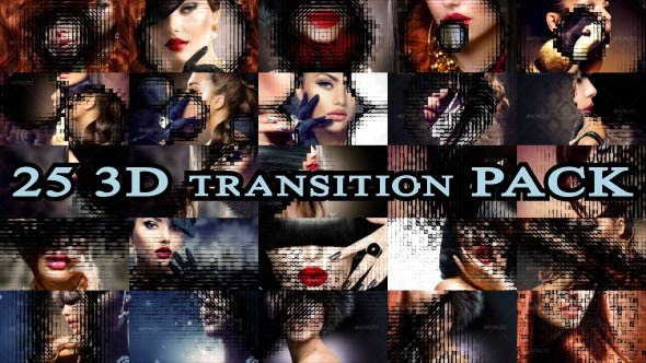 25 3D Transition Pack