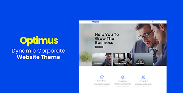 Optimus - Multi-Purpose Business WP Theme