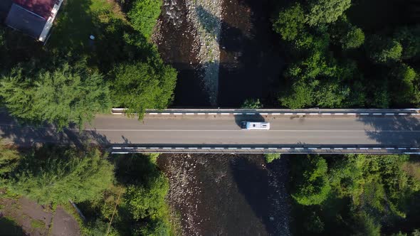Cars Motion On The Bridge alt