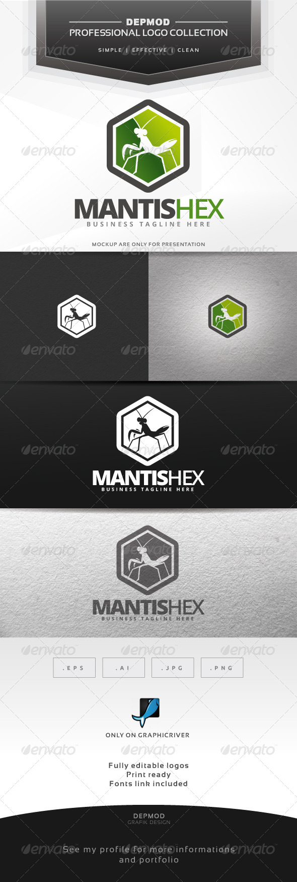 Mantis Hex Logo