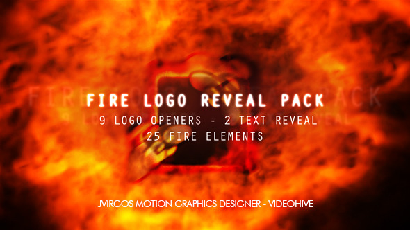 Fire Logo Opener Pack - 25 Fire Elements alt