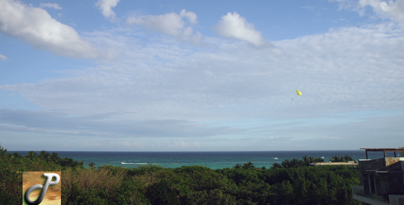 Caribbean Sea in Playa del Carmen Mexico