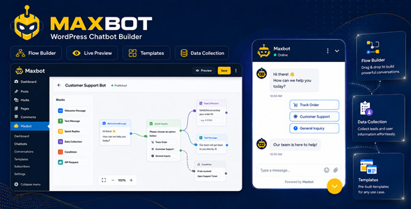 Maxbot - Chatbot Builder WordPress Plugin