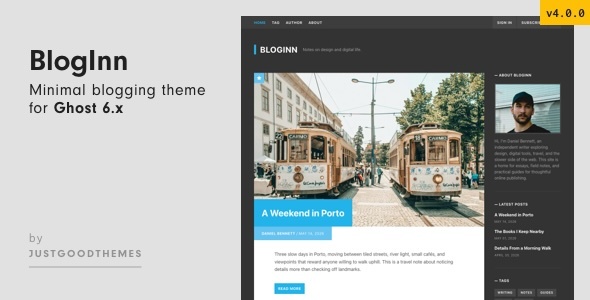 BlogInn - Bold Theme for Ghost