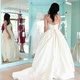 Daughter trying on wedding dress with mother - VideoHive Item for Sale